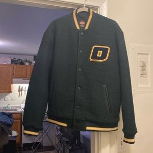 dickies sherpa varsity jacket